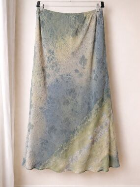 Vintage Carole Little Floral Midi Skirt | Boho Cottagecore USA Size 12